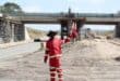 The South African National Roads Agency (Sanral) performed the first leg of blasting under the Lynnfield Bridge on the R103 as part of the construction process to upgrade the N3. Photo: Nqubeko Mbhele