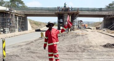 The South African National Roads Agency (Sanral) performed the first leg of blasting under the Lynnfield Bridge on the R103 as part of the construction process to upgrade the N3. Photo: Nqubeko Mbhele