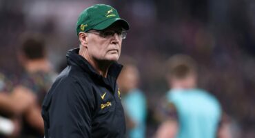 South Africa's head coach Rassie Erasmus. Photo by FRANCK FIFE / AFP