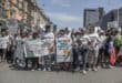 Members of March and March take part in a protest in Durban 24 March. The group calls for stronger action against illegal immigration and the deportation of undocumented foreign nationals. The protest takes place amid rising public concern over border control, law enforcement, and the government's national policy. Photo: RAJESH JANTILAL