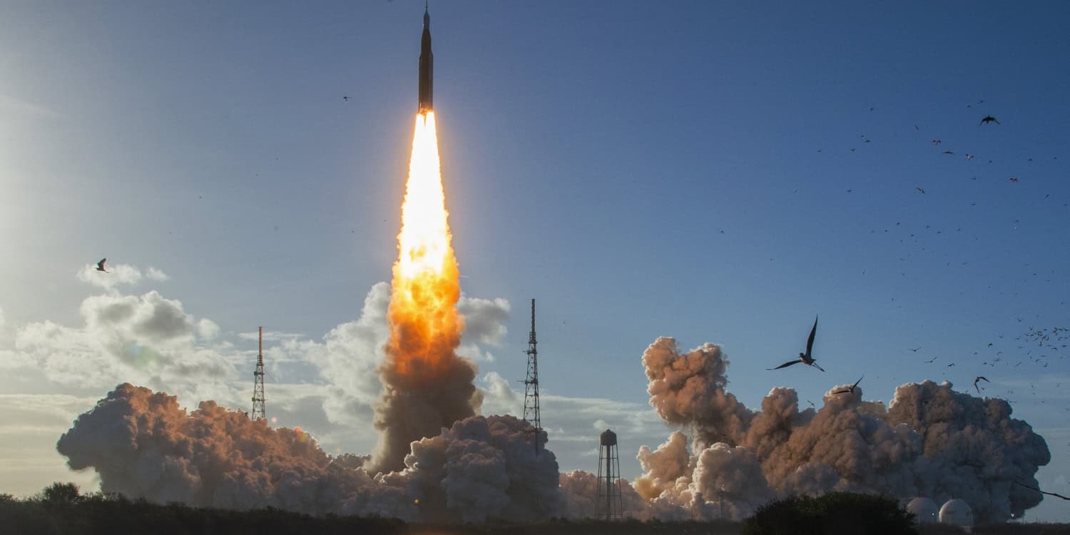 ‘Breathtaking’: Artemis astronauts blast towards Moon