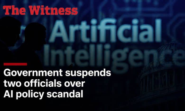 Two government officials suspended over AI policy scandal