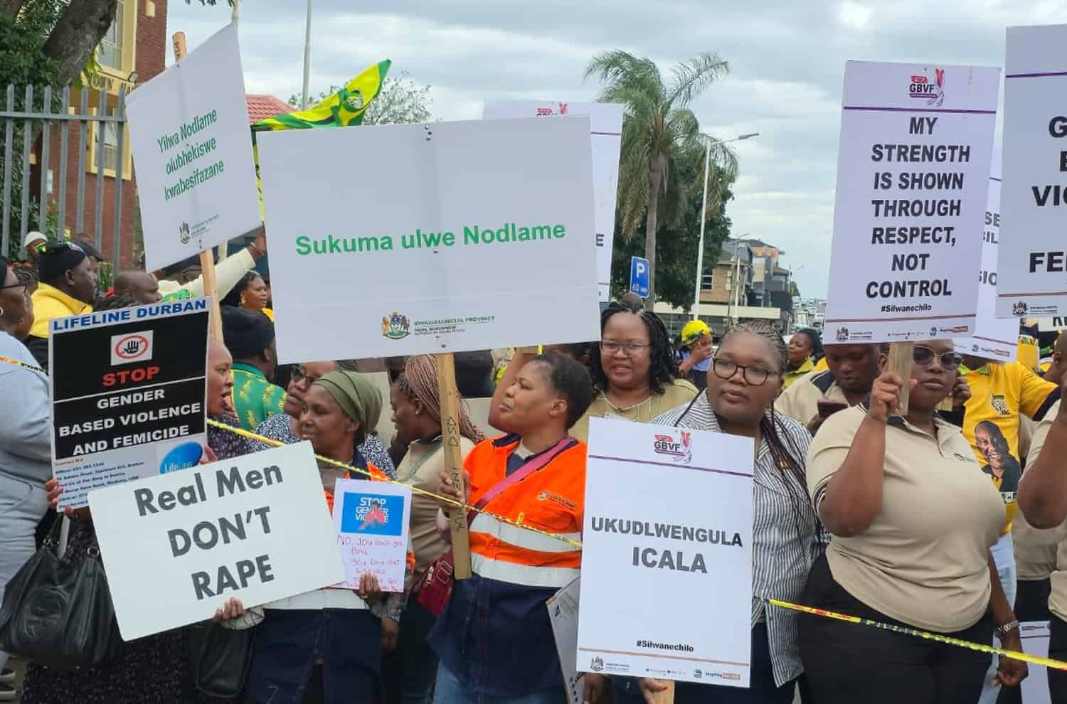 WATCH | Protests outside court as Monswamy murder accused appear in court