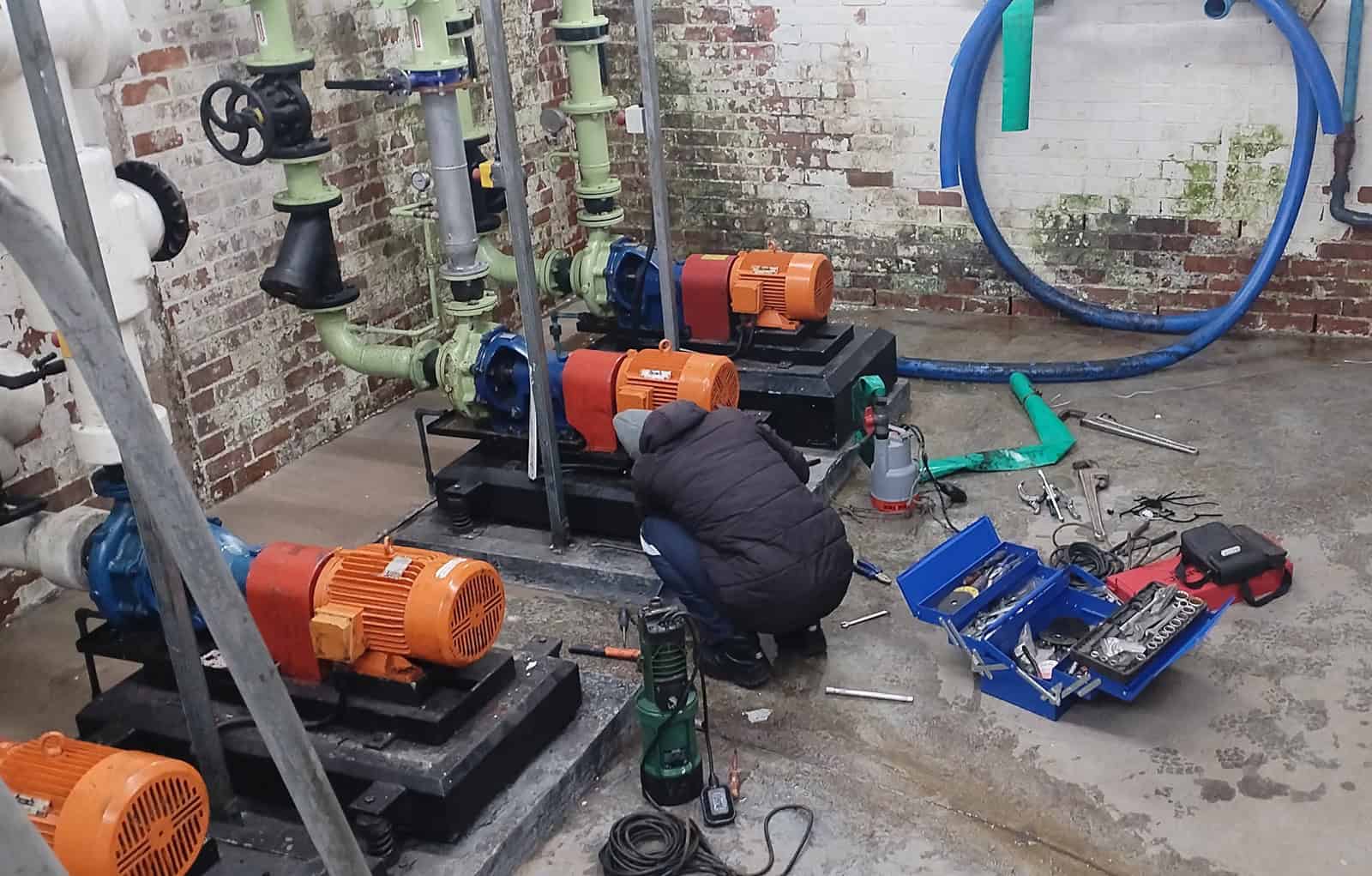 Quick response saves artwork after pump breakdown at Tatham Art Gallery