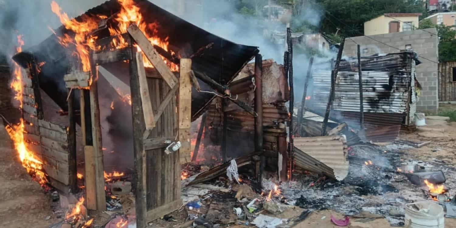 Sad Easter for two families as fire destroys homes in Mhlasini