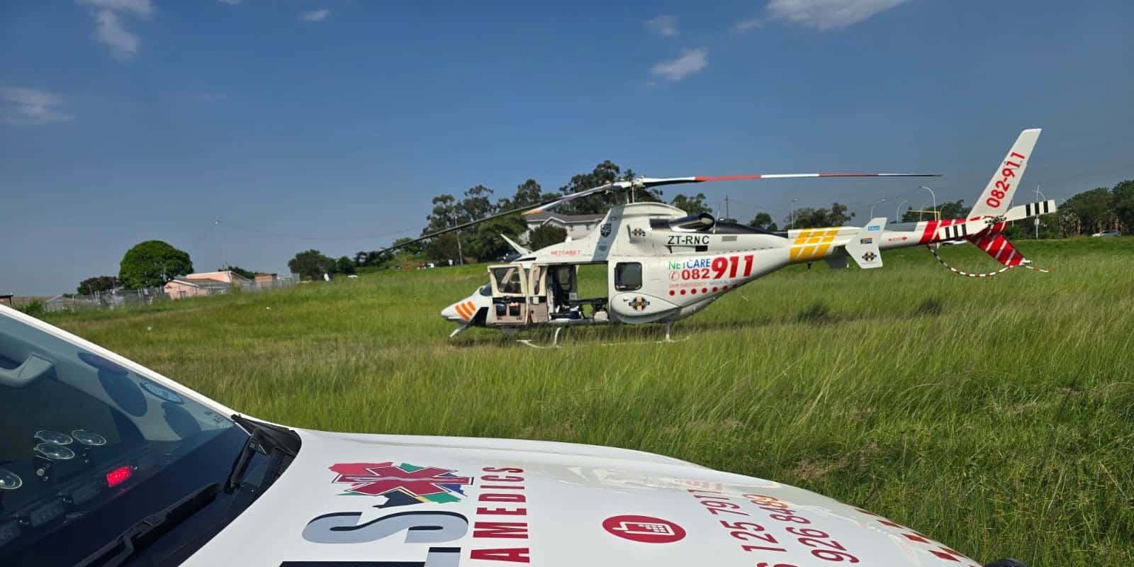 Man airlifted to hospital after shooting