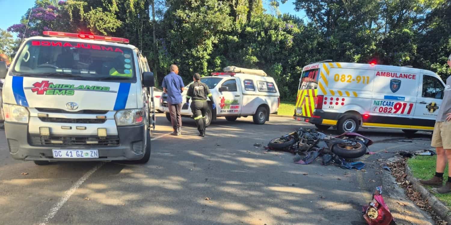 Motorbike rider killed in crash