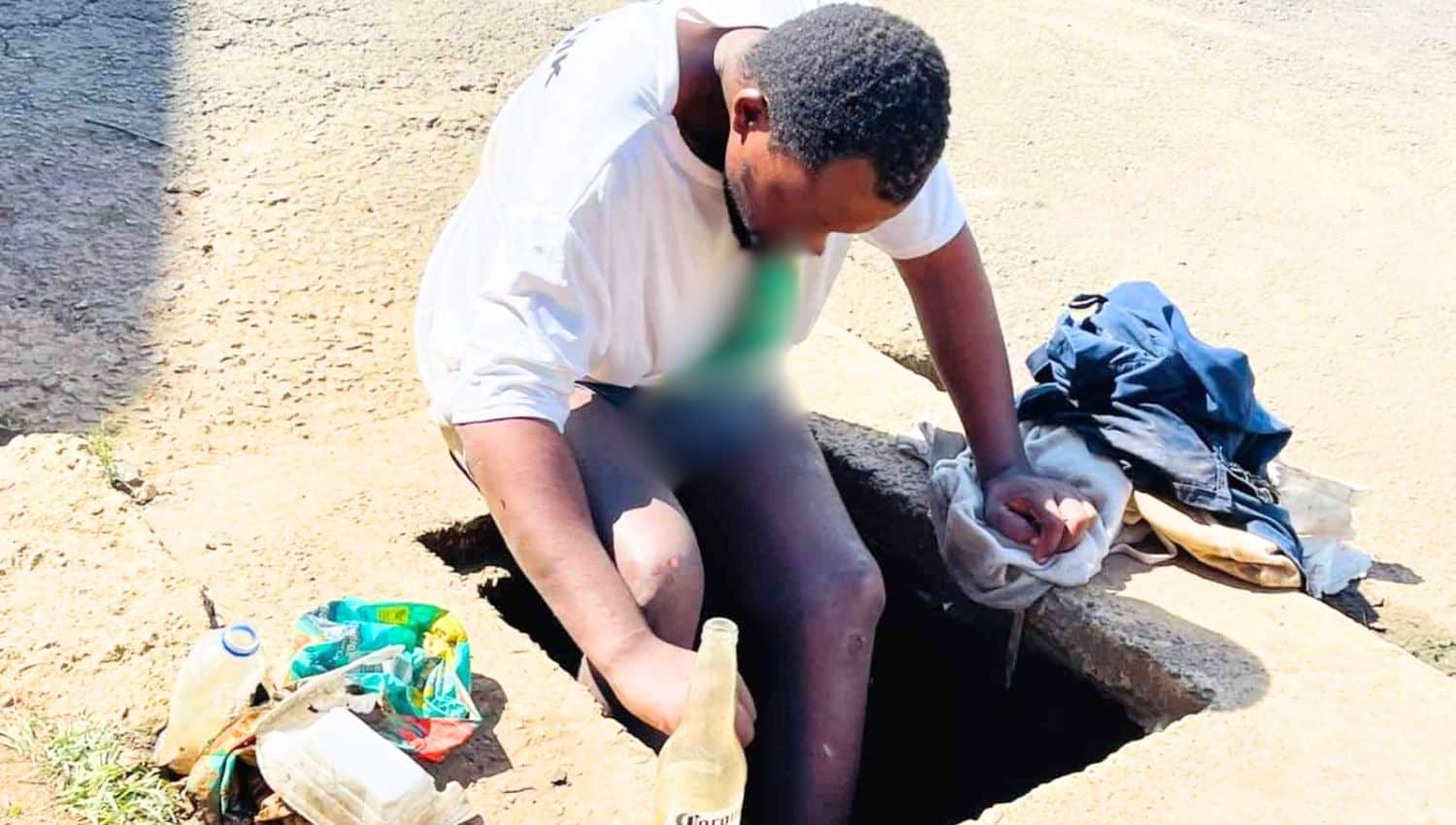 Man found sleeping in manhole as Msunduzi battles vandalism