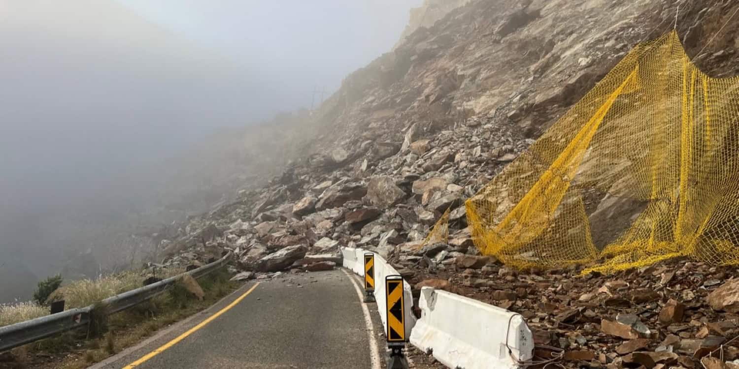 Road to Cango Caves remains closed after major rockfall