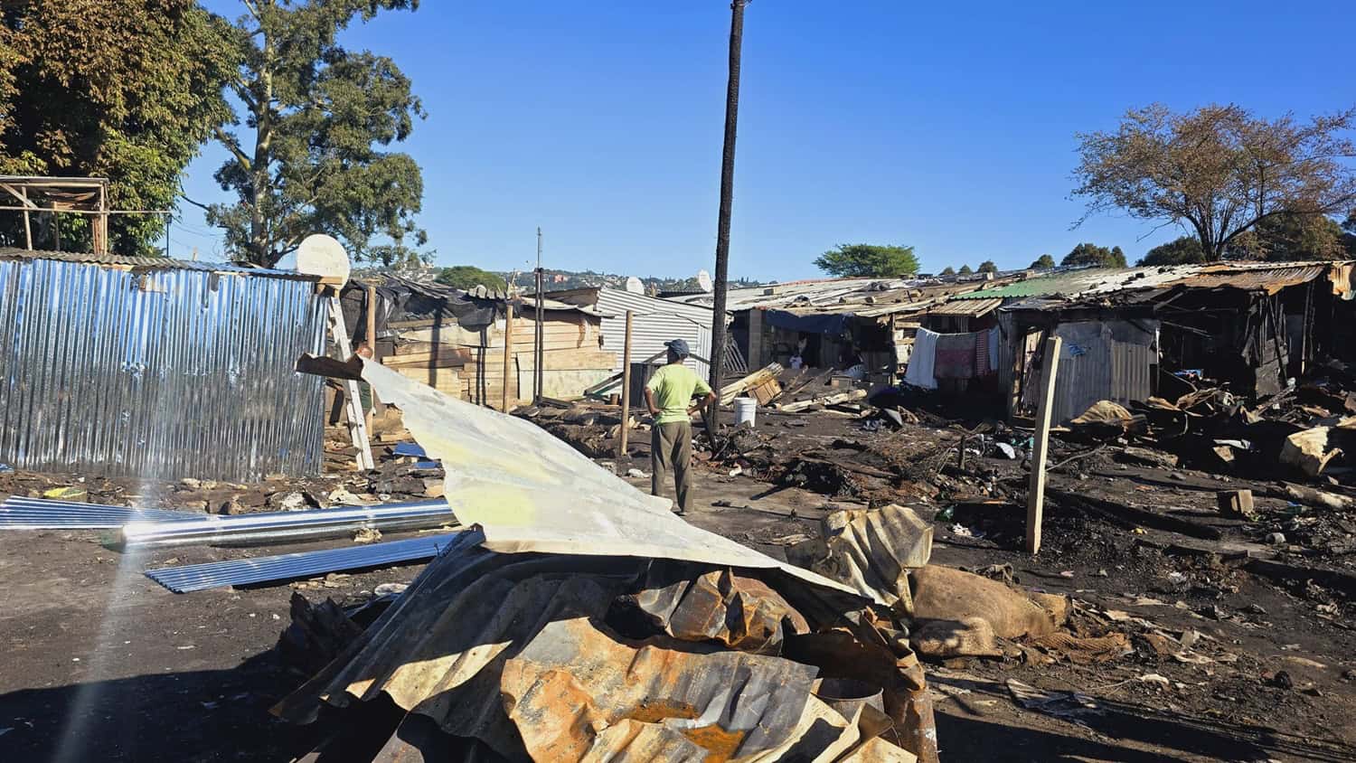 Nearly 500 displaced after Durban informal settlement fire