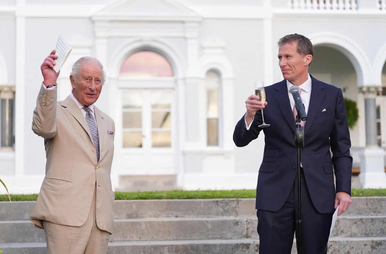 King Charles gets warm welcome in Bermuda after US visit