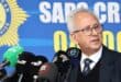 Acting Police Minister Firoz Cachalia presents the quarterly crime statistics for the fourth quarter of the 2025/26 financial year. Photo: GCIS