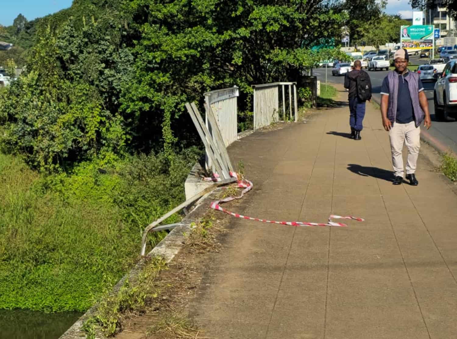 New no-scrap railings planned for vandalised Pietermaritzburg bridge