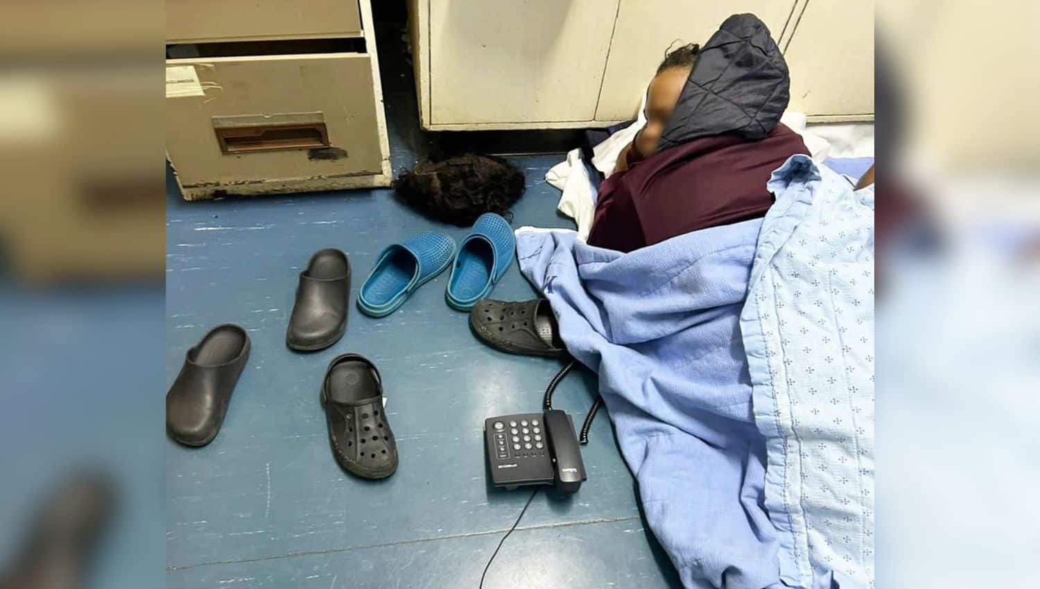 KZN health disciplines nurse over hospital floor-sleeping incident