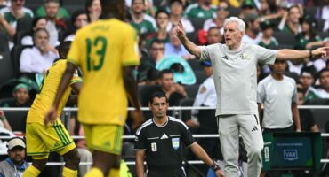 A file image of South Africa's Belgian head coach Hugo Broos gestures during the 2026 World Cup Group A football match between Mexico and South Africa at the Mexico City Stadium in Mexico City on June 11, 2026. Photo: AFP