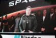 NEW YORK, NEW YORK - JUNE 12: SpaceX founder and CEO Elon Musk speaks via video at the Nasdaq Marketsite in Times Square during the launch of the SpaceX initial public offering (IPO) on the Nasdaq on June 12, 2026, in New York City. SpaceX, a rocket-making company, began trading Friday under the ticker SPCX following the largest initial public offering ever. Owner Elon Musk, who’s also CEO of Tesla and celebrated from a rocket launch site in Florida, is set to become the world’s first trillionaire. Spencer Platt/Getty Images/AFP (Photo by SPENCER PLATT / GETTY IMAGES NORTH AMERICA / Getty Images via AFP)