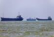 In this picture obtained from Iran's ISNA news agency on June 18, 2026, vessels are seen anchored in Bandar Abbas along the Strait of Hormuz. Photo: AFP