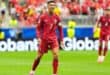 Portugal's #7 forward Cristiano Ronaldo, reacts during FIFA World Cup 2026, Portugal vs Uzbekistan at the Houston Stadium on June 23, 2026. (Photo by McGuelber / Odyssey Images via AFP)