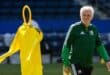 South Africa's Belgian head coach Hugo Broos attend a training session at Carson Sports Park, Carson, south of Los Angeles on June 27, 2026. (Photo by ETIENNE LAURENT / AFP)