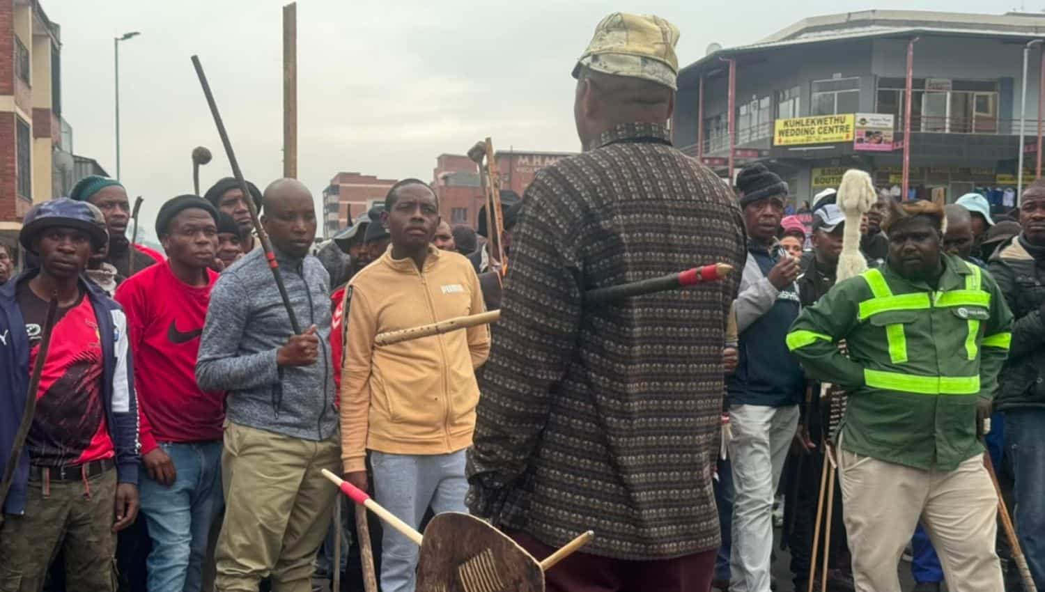 WATCH | Amabutho march through Pietermaritzburg CBD over illegal immigration concerns