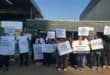 Hundreds of unemployed doctors marched to the KwaZulu-Natal Premier's office, demanding urgent action over the shortage of funded medical posts. Photo: Andiswa Mchunu