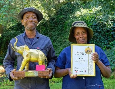 In the Business and Organisation category, Gresham Wealth secured first place. From left: Bongani Ncgobo & Anna Bhengu of Gresham Wealth. Photo: Burkhard Schlosser.