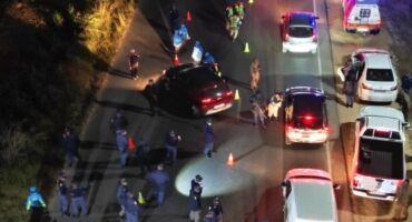 During the operation, police set up a roadblock that resulted in the arrest of 21 motorists for driving under the influence of alcohol.