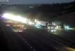 There is a stationary truck on the N2 Northbound after M7 I/C and the middle lane is obstructed.