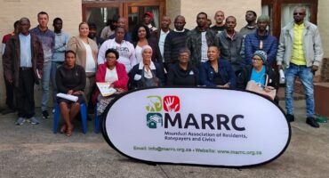 Pictured are residents who joined the Marrc democracy dialogue that was held recently. Photo Supplied