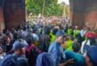 Thousands of March and March protestors gathered outside the Pietermaritzburg City Hall yesterday, calling for a designated site for the voluntary repatriation and deportation of illegal foreign nationals ahead of June 30. PHOTO: MOEKETSI MAMANE