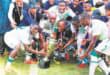 Mkhambathi FC celebrate after winning the KZN's ABC Motsepe League last season at Clermont's Sugar Ray Stadium. PHOTO: SUPPLIED