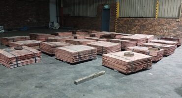 Police seize R12 million worth of copper during operation in City Deep. Photo: South African Police Services (SAPS) Facebook