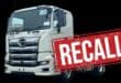 18 Hino 700 series have been recalled due to an issue with the fuel pump housing leading to potential fuel leaks. Photo: CMI Hino Adelaide. Graphic: The Witness