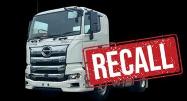 18 Hino 700 series have been recalled due to an issue with the fuel pump housing leading to potential fuel leaks. Photo: CMI Hino Adelaide. Graphic: The Witness