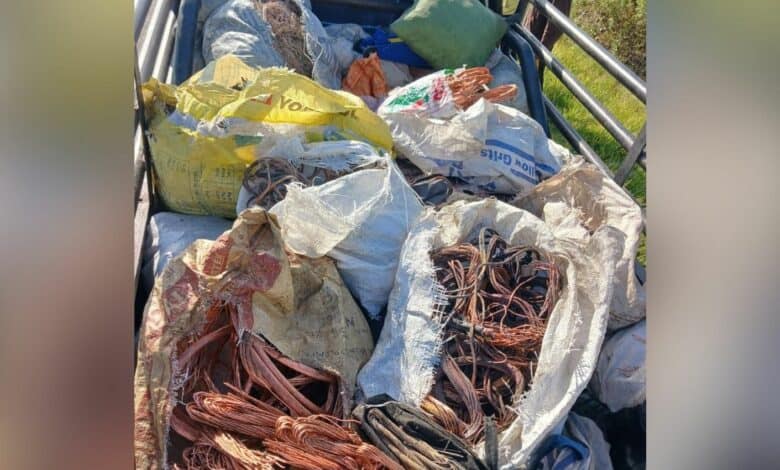 PICS | Nine arrested with suspected stolen copper worth over R600,000 ...