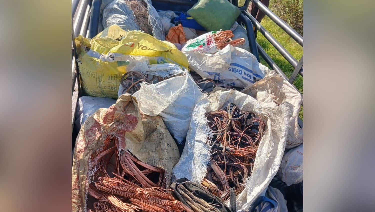 PICS | Nine arrested with suspected stolen copper worth over R600,000