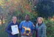 The Residential category winner was the Sam Green Carruthers Park project. From left: Samantha Green, Tatenda Kusotera & Lara Edmonds (KPCA Group). Photo: Lara Edmonds