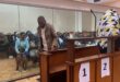 Nikiwe Mngwengwe (46, right) and Duncan Pe Ntuli (43) appear in the Camperdown Magistrate's Court yesterday. Photo: Londiwe Xulu