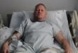 Steven Vorster while he was still in hospital. Photo: Nkosephayo Vilakazi