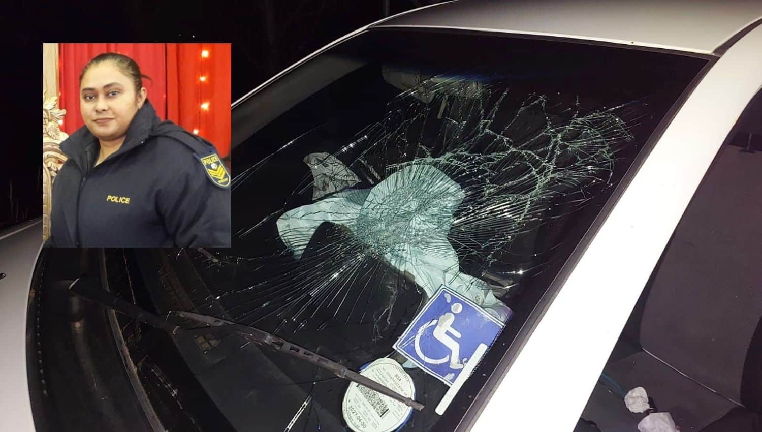 Missing police officer located after crash, firearm reportedly missing