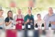 Stakeholders behind the upcoming Potjie and Pinotage event (from left): Brenda Perry (Duma Manzi), Belinda Jacobs (Pinotage Association), Bennie Howard (Veritas), Beyers Truter (Beyerskloof), Elsabe Ferreira (Veritas), and Donald Perry (Duma Manzi). Photo: Supplied