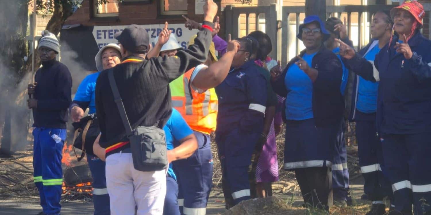 WATCH | Msunduzi waste workers protest, demand new salary grading
