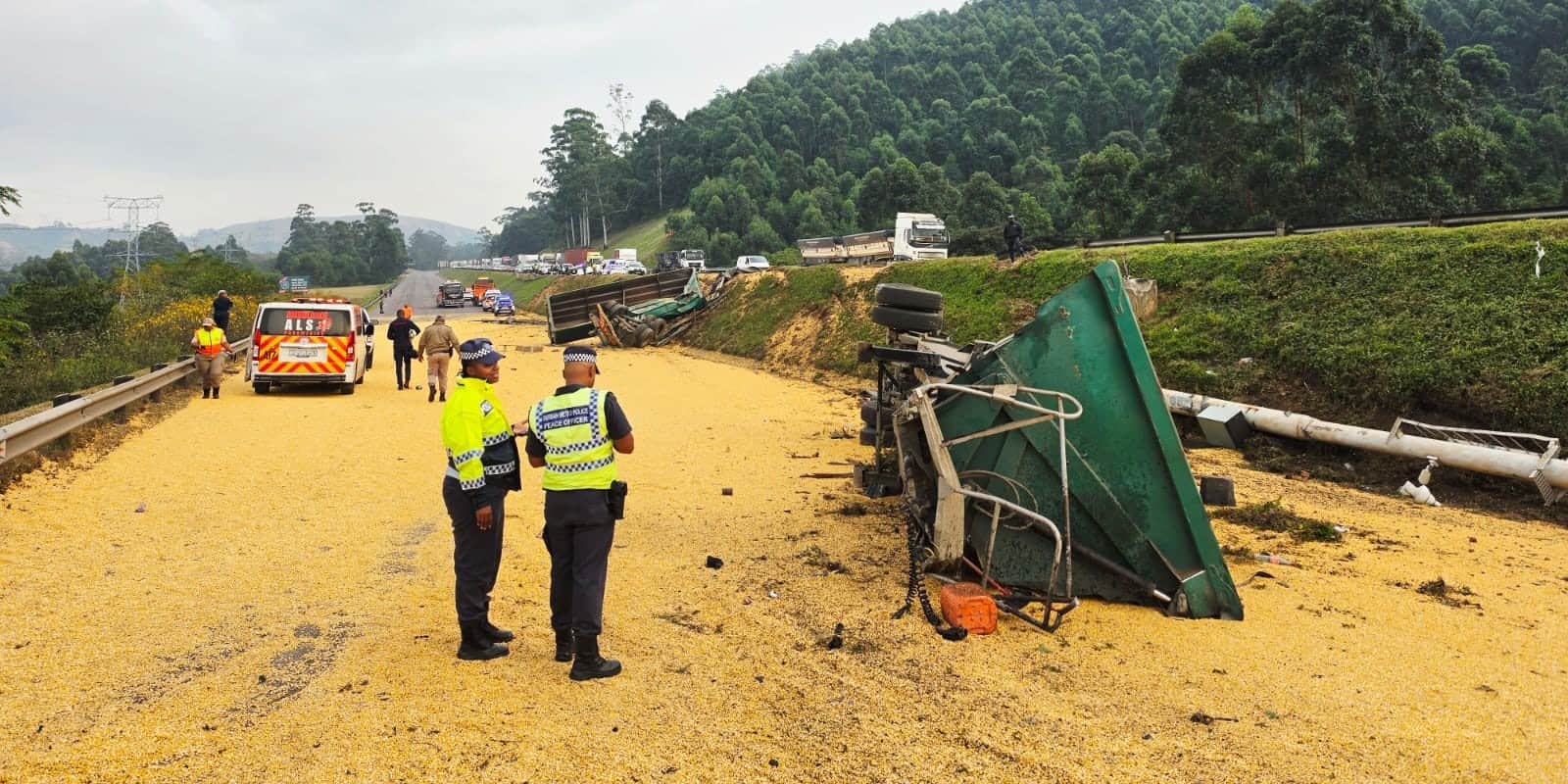 Woman killed, three injured in N3 crash