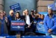 The DA pickets outside uMgungundlovu District Offices over the water crisis gripping the district, including the imposed 13% tariff hike. Photo: Andiswa Mchunu
