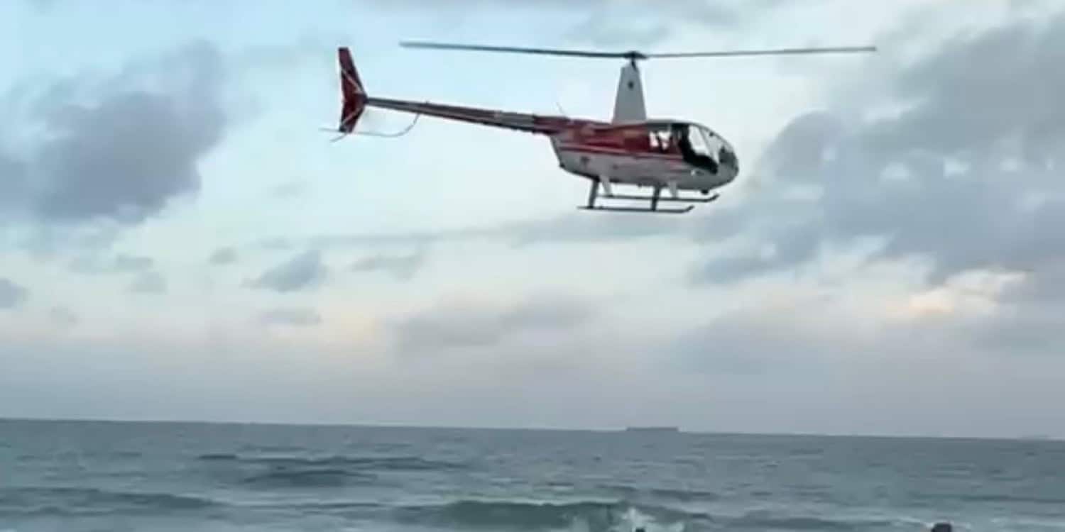 Search resumes for 22-year-old swept away by wave