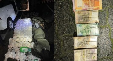 police confiscated 51 bags containing mandrax tablets, 5kg of crystal meth with an estimated street value of R3 million, and R17,000 in cash believed to be the proceeds of crime.