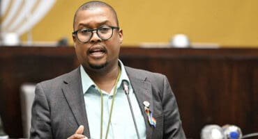 Parliament's Select Committee on Public Petitions and Executive Undertakings Ofentse Mokae. PHOTO: Facebook/ RSA Parliament