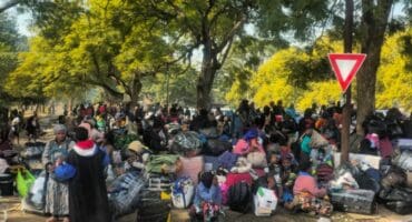 Malawian nationals awaiting repatriation at the Mayor's Walk refugee camp