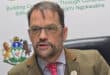 KZN MEC for Human Settlements and Infrastructure Martin Meyer addressing the media at a briefing in Meyville, Durban on Tuesday morning.