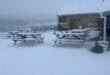 Heavy snow has blanketed the Sani Pass and parts of Lesotho, with authorities closing the mountain border route to travellers due to hazardous conditions. Photo: Sani Mountain Escape